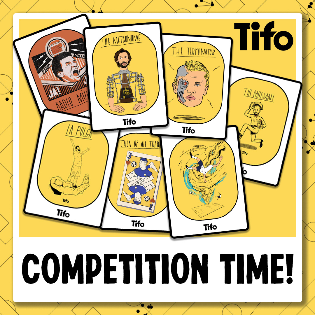TifoFootball_'s tweet photo. 🗣 We’re giving our followers a chance to win ALL of our Literal Nickname t-shirts!

To participate:
👉 Like &amp; Retweet this post
👉 Reply with an emoji that shows us how much you want to win
👉 Click the link and enter your contact details

🔗 https://t.co/aQmyQwt5Cl https://t.co/9EDY034lzm