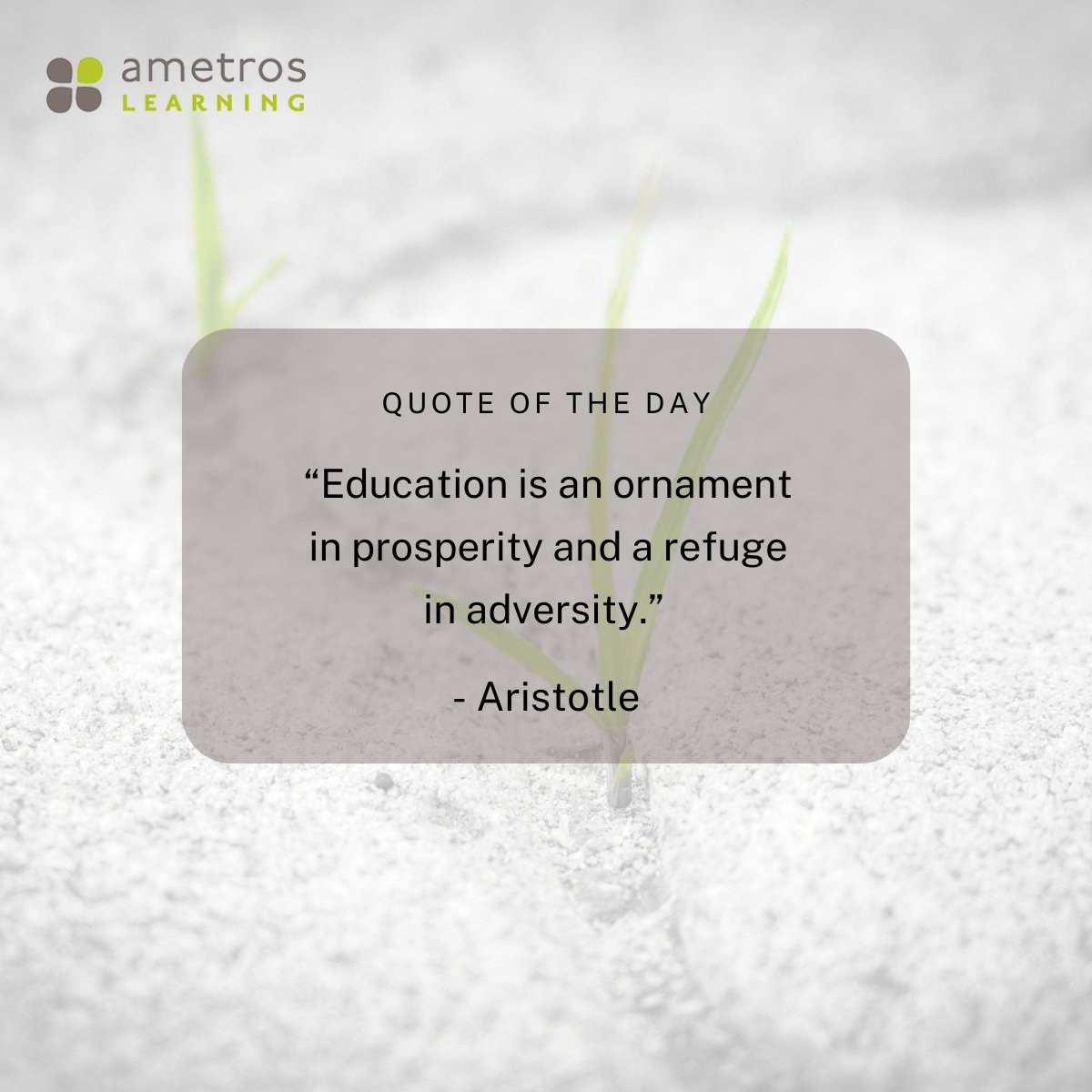 Ametros Learning tweet media