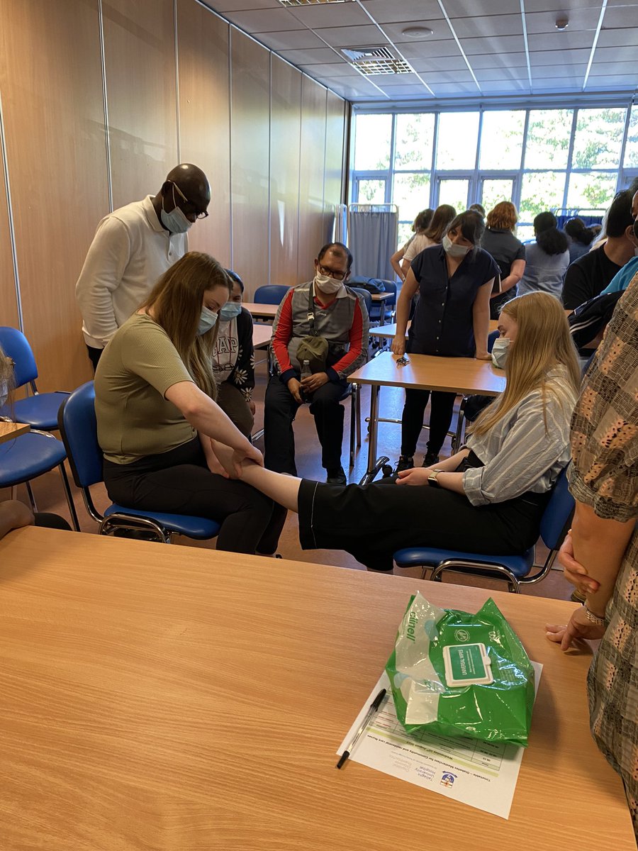 More wonderful engagement from acute and community services in CHO 6&amp;7 in our masterclass series with the delivery today of diabetes masterclass and practical skills workshops. Many thanks to fiona Fulham CNS integrated care. Una O’Neill CNS and Amber Coffey podiatrist CHO 7