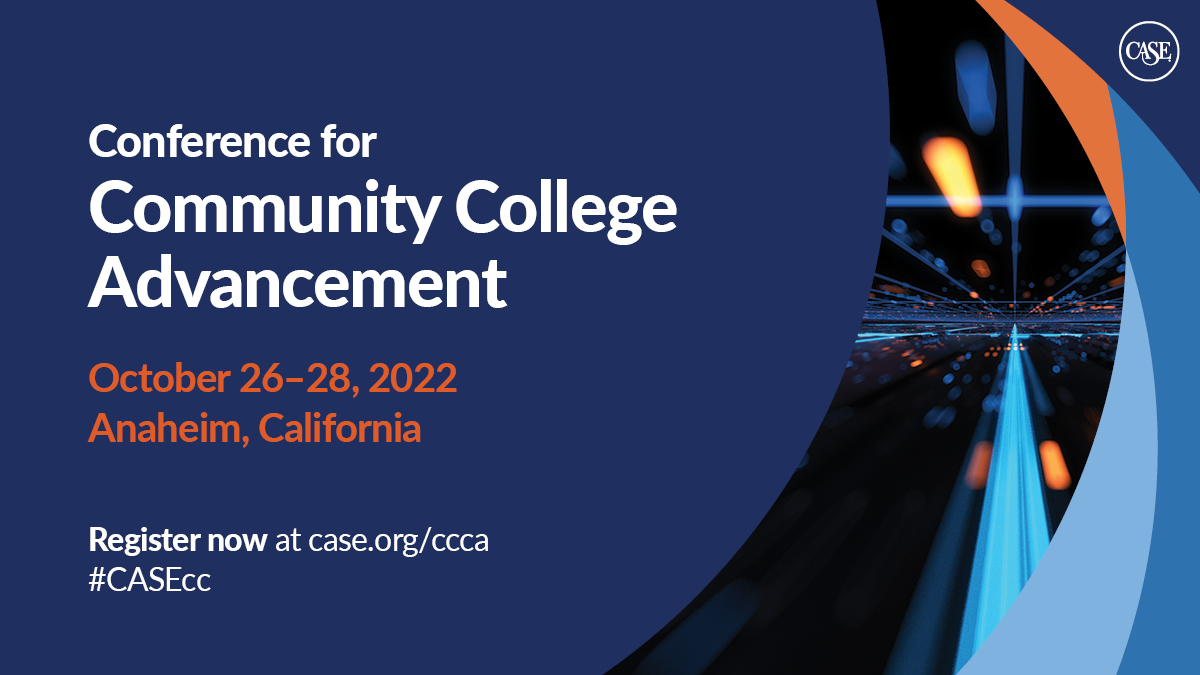 CASEAdvance's tweet image. #Comm_college pros: Learn &amp;amp; connect with fellow community college colleagues this fall!

➡️ Oct. 26-28: Conf. for Comm College Advancement, Anaheim
➡️ Nov. 3-4: Conf. for Comm College Grant Professionals, D.C.

See the programs &amp;amp; join us: bit.ly/3dnMohz
#casecc
