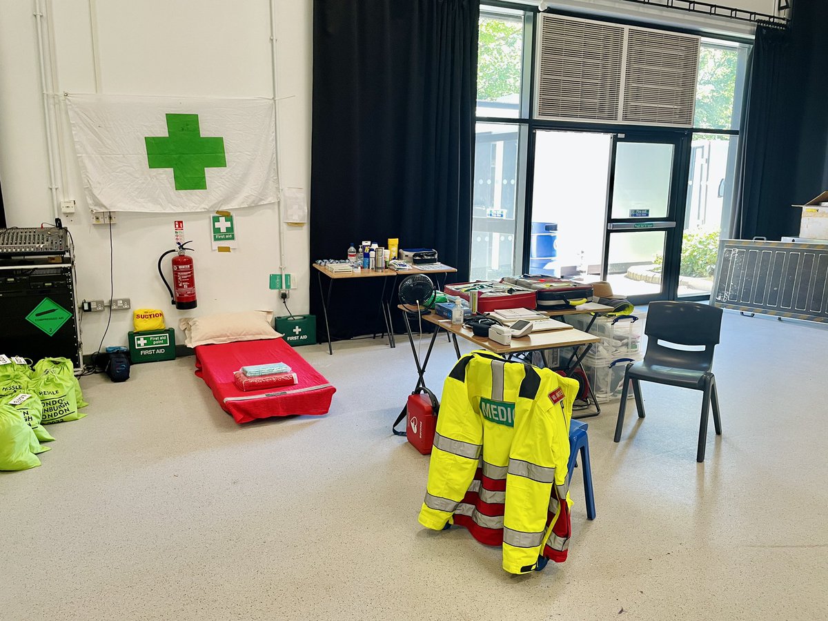 #LEL2022 riders: for those Hessle-bound - we've re-established the medical hub for any ailments or niggles you may have picked up en-route, as well as any re-dressings from any treatment prior. 🩹