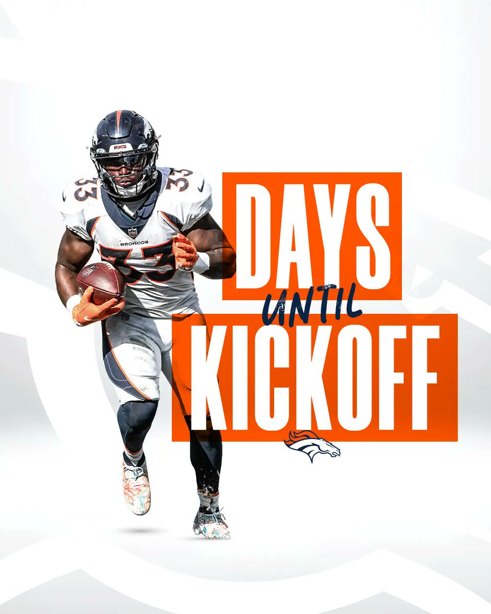 3️⃣3️⃣ days 'til we get to see <a href="/javontewill33/">Javonte Williams</a> running over people 😤