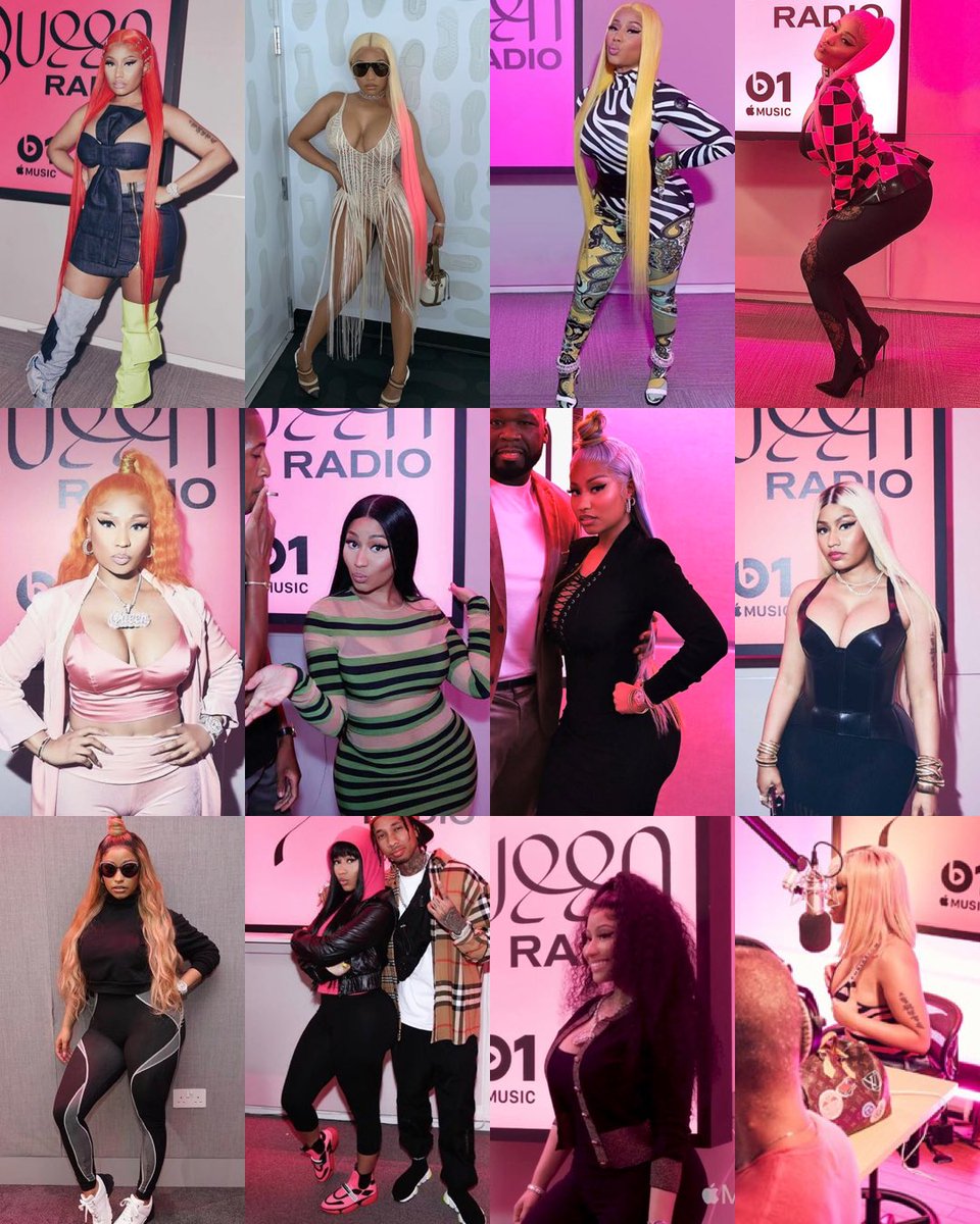 RT @HARDWHlTE: Nicki Minaj’s Queen Radio looks were top tier. https://t.co/I21NZKgwGr