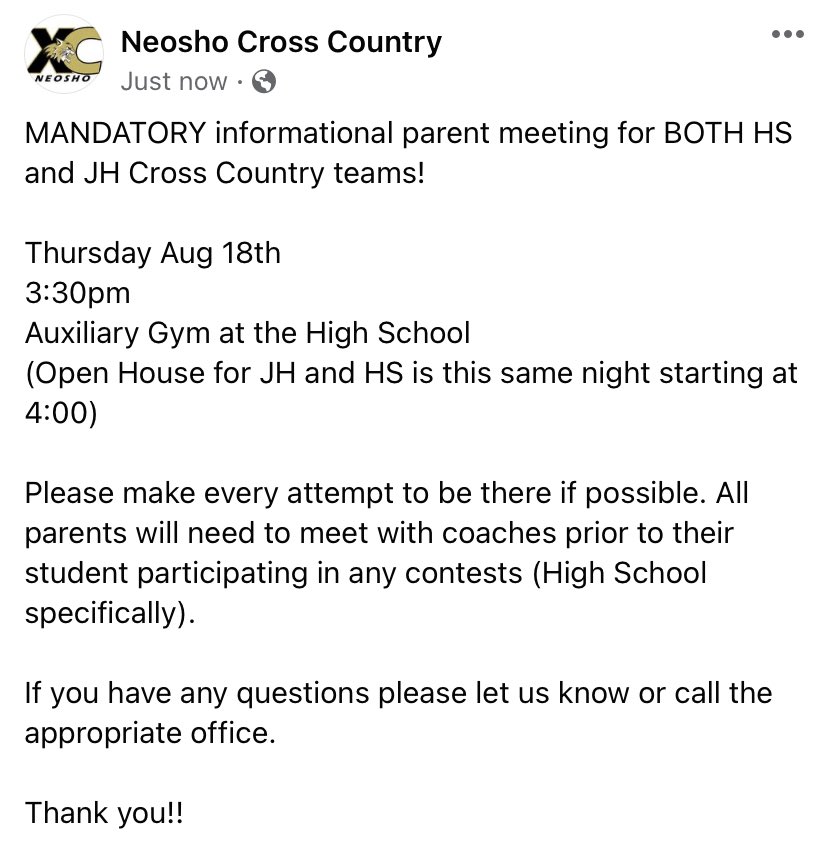 Neosho Cross Country (@neoshoxc) on Twitter photo 