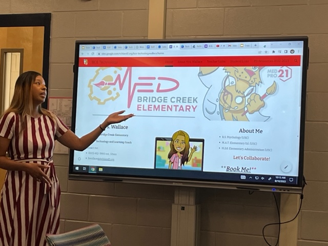 erobitzsch's tweet photo. Love seeing these fabulous colleagues step into new roles and shine. @WallaceRoomELA @mrsschmidskids @MEDatBCE https://t.co/3W9o6cmAe6