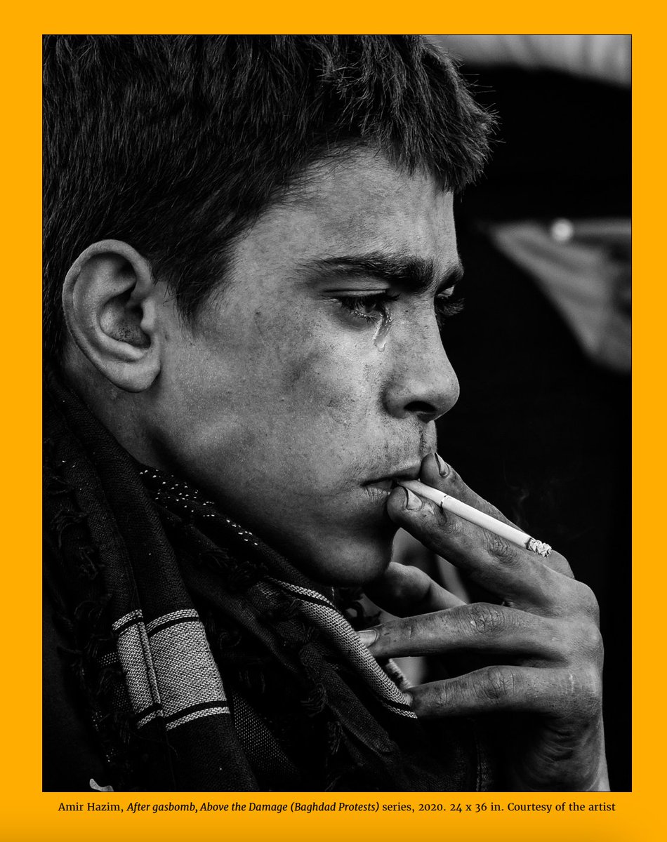 Iraqi Photographer Amir Hazim ​​documents the 2019 October Revolution, exploring the fragility of humanity and #Iraq’s sociopolitical landscape with a touch of melancholic mystery. <a href="/AmeerHazim/">AMIR HAZIM</a>