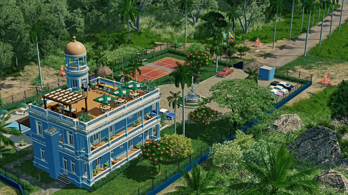 The island of Cayo Coco welcomes you the Club Palacio Azul! 
Amazing work by <a href="/Feindbold/">Feindbild</a> 
#CitiesSkylines <a href="/CitiesSkylines/">Cities: Skylines</a>