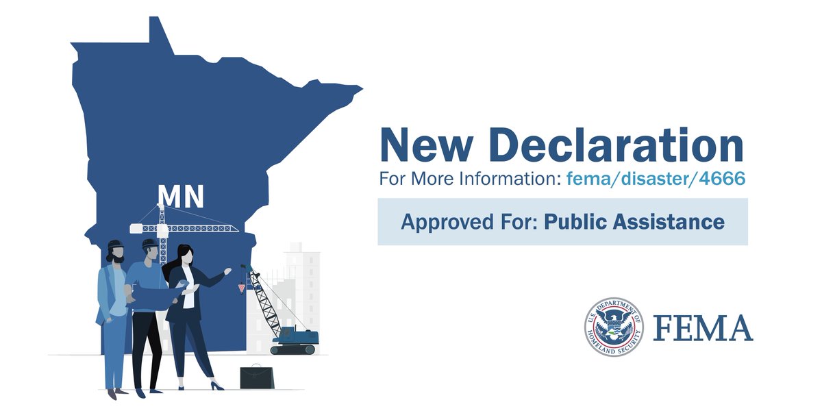 fema: Federal emergency aid is now available in Minnesota to help the affected communities recover from severe weather damage at the end of May. This funds local government, private sector & non-profit organizations for debris clean up & infrastructure d… https://t.co/KgI5avtIDj