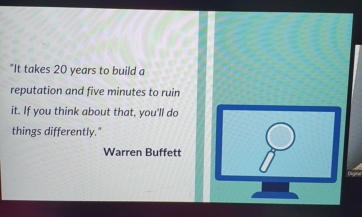 Forgot to post this last week, so apologies.
Useful webinar regarding Social media safety with <a href="/northwalesha/">North Wales Housing</a> @DC_Wales @EmaDCW. So informative learning about digital foot prints and sharing information online #thinkbeforesharing #OnlineSafety