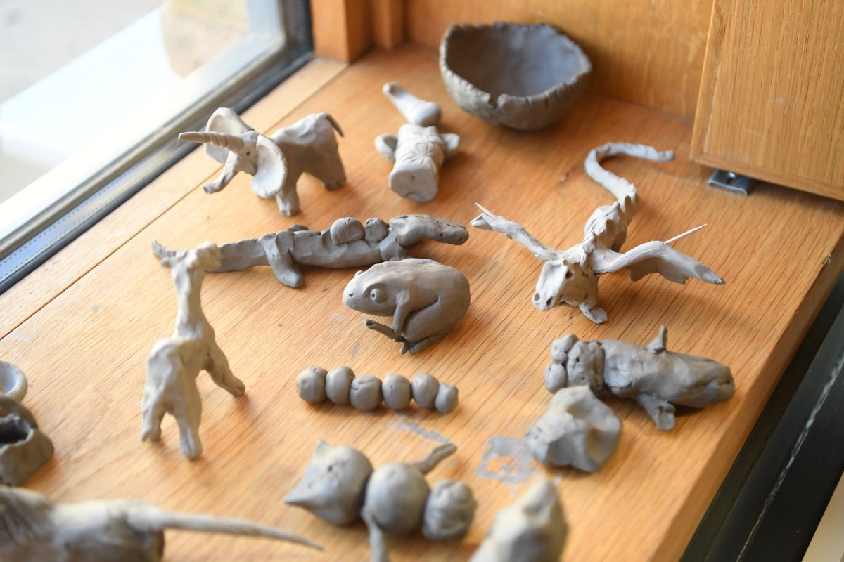 Cats, frogs, unicorns and even a phoenix… today’s claymaking activity has seen all sorts of Cathedral-inspired creations crafted 🐱 🐸 🦄 🐦

Join us for the final day tomorrow between 10.30 &amp; 15.00 to see what you can make!

See all our August activities bit.ly/3bM67XK