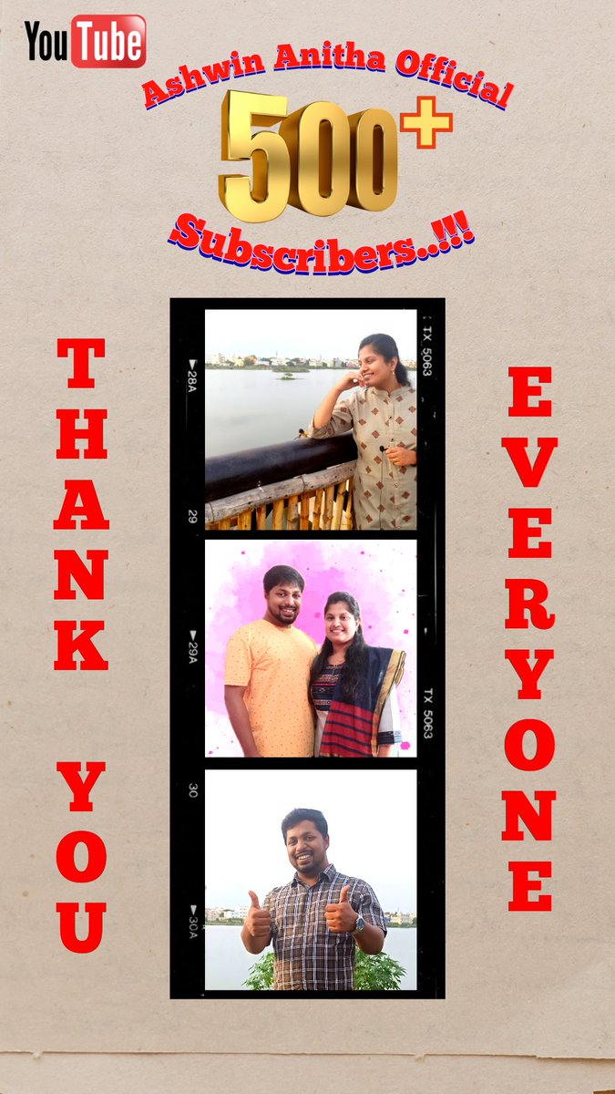ashwin_wembly's tweet image. Wow, thank you so much everyone, I just hit 500 subscribers on @YouTube! #500subs #500subscribers 

youtube.com/shorts/4EKv96F…