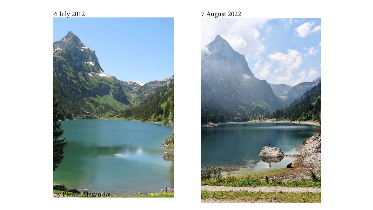 MompeanBotias's tweet photo. This weekend at Lac de #Taney -Switzerland -08.2022
I climbed up to the stone,
I thought there might be a good photo from there,
but someone took a photo of me,
… and it is now that I realize from google pictures
that the stone is normally submerged
#sentinels
#sentinelstones https://t.co/T2L7fZqNbZ