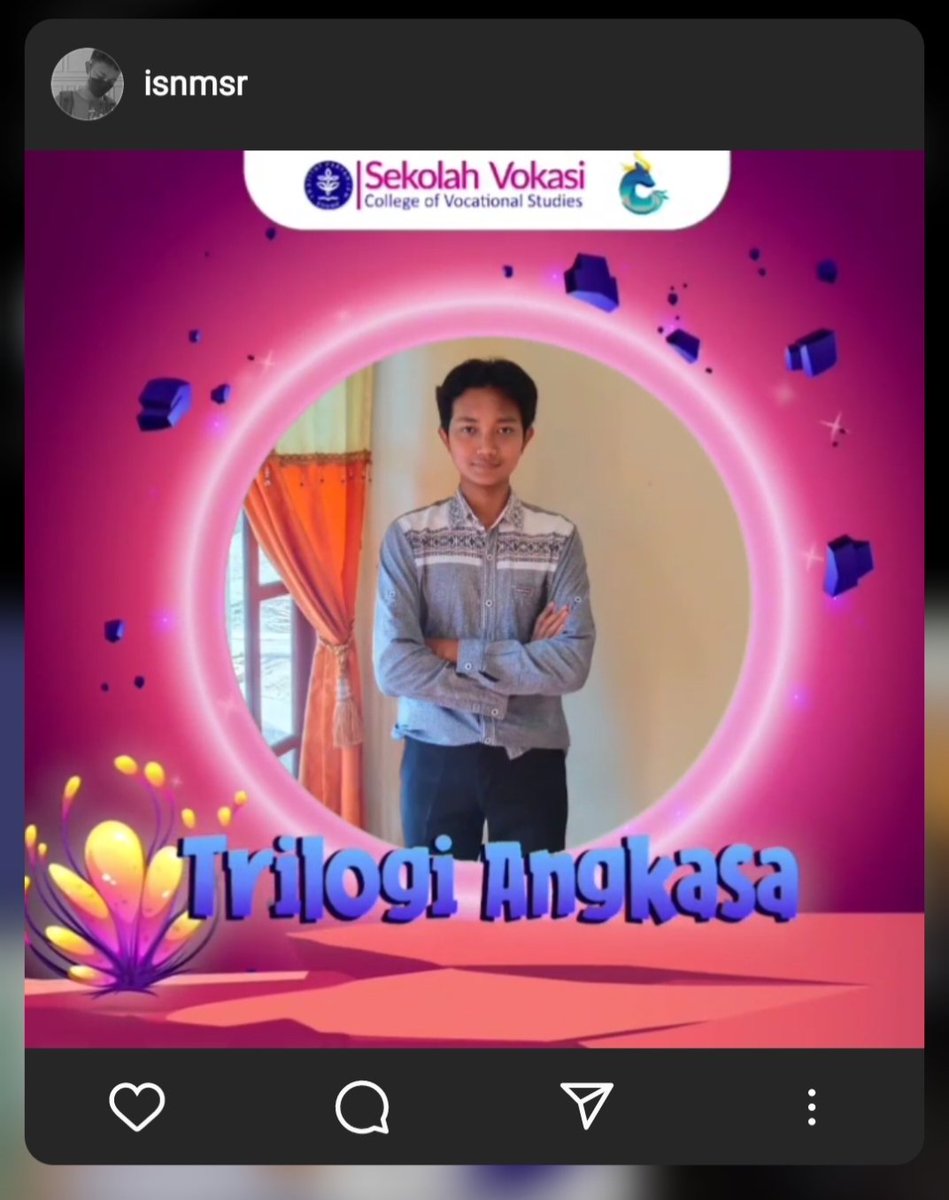 Isnmsr's tweet photo. ✨ Trilogi Angkasa ✨
excited mencari informasi tentang Sociopreneurship dan apasih ciri-ciri dari Sociopreneurship ternyata se keren itu Sociopreneurship itu wkwk

#TheGlimpseStoryofGatamalaAgrinawa 
#MPKMB59SVIPB #IPBDIGDAYA #VOKASIIMPACT #VOKASIJUARA https://t.co/9sh8Io83oX