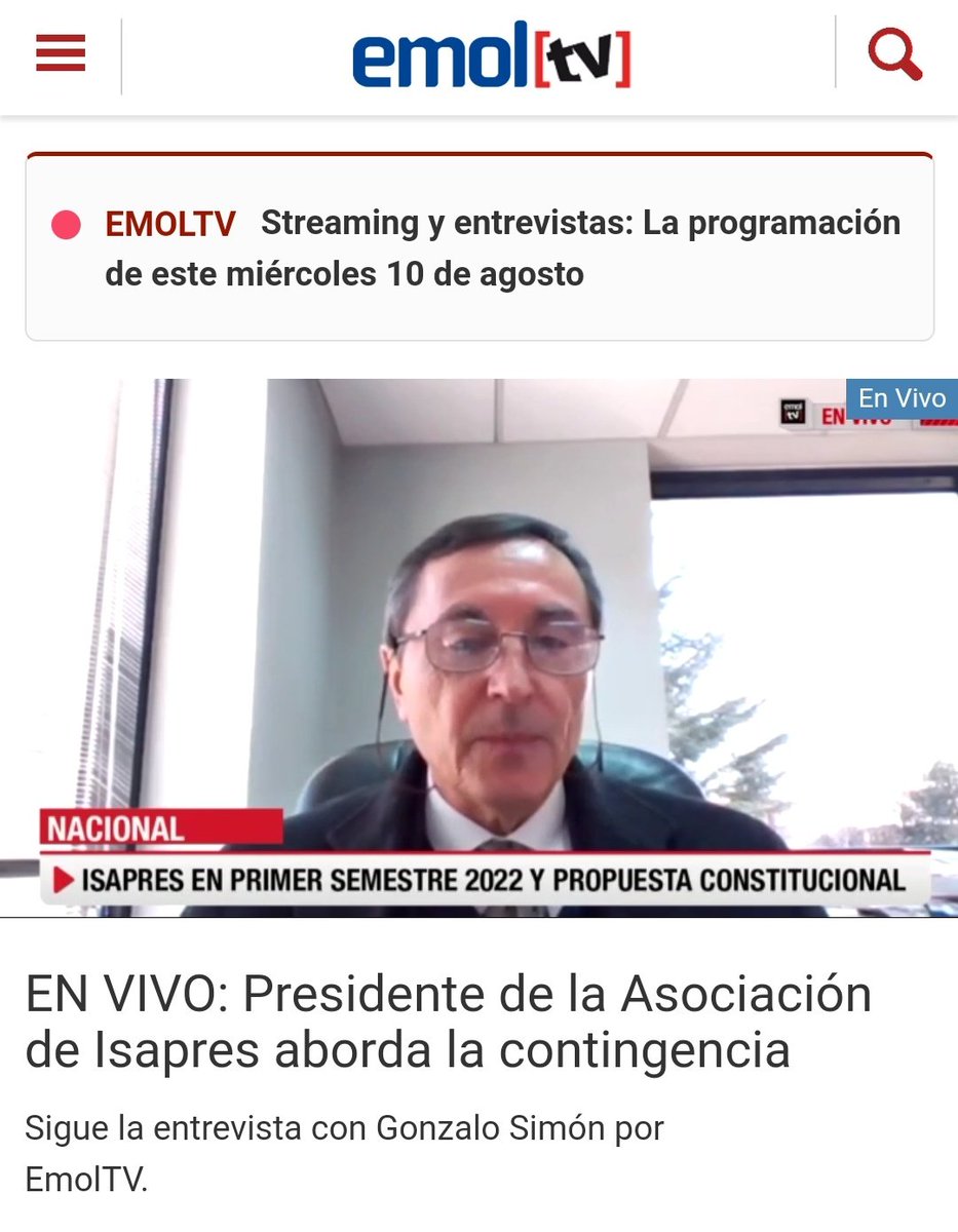 Isapres de Chile tweet media