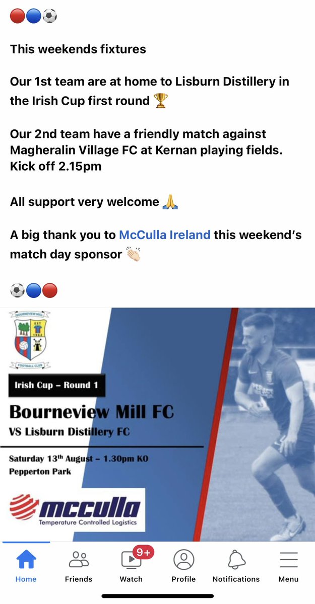 Roll on Saturday!!! 

All you need to know is below. 

Pepperton or Keenan, take your pick but make sure and come and show your support.

#irishcup #midulster #football 

🔵🔴⚽️.                                    🔵🔴⚽️