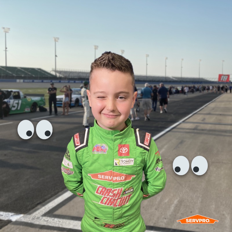 What’s Brexton hiding behind his back? Could it be a surprise for our followers? 🤔