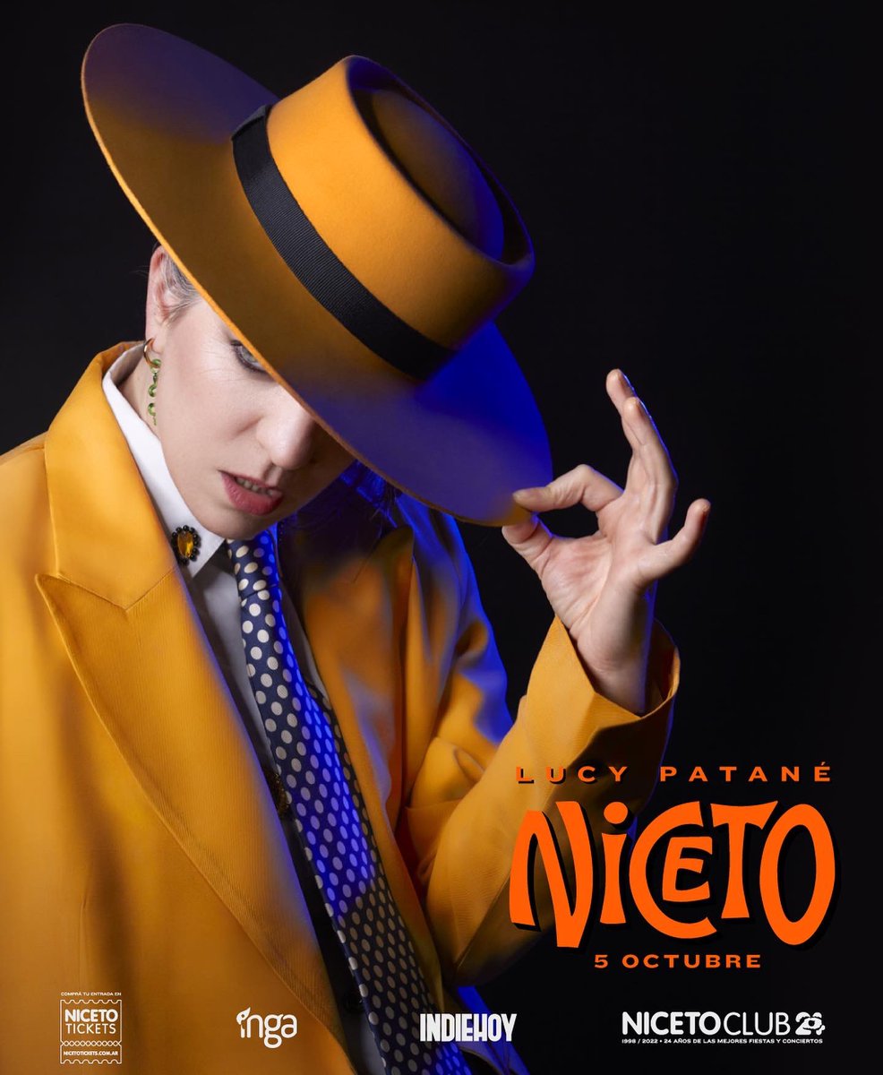 LucyPatane's tweet photo. 5 de octubre @NicetoClub .

Se pudrió . Mi primer Niceto.
 
Boletos: https://t.co/F1cR39pzIK

Foto Sofia Martinsen
Vestuario @TamBlanco 
Diseño gráfico @marte https://t.co/7JvMwRHIyc