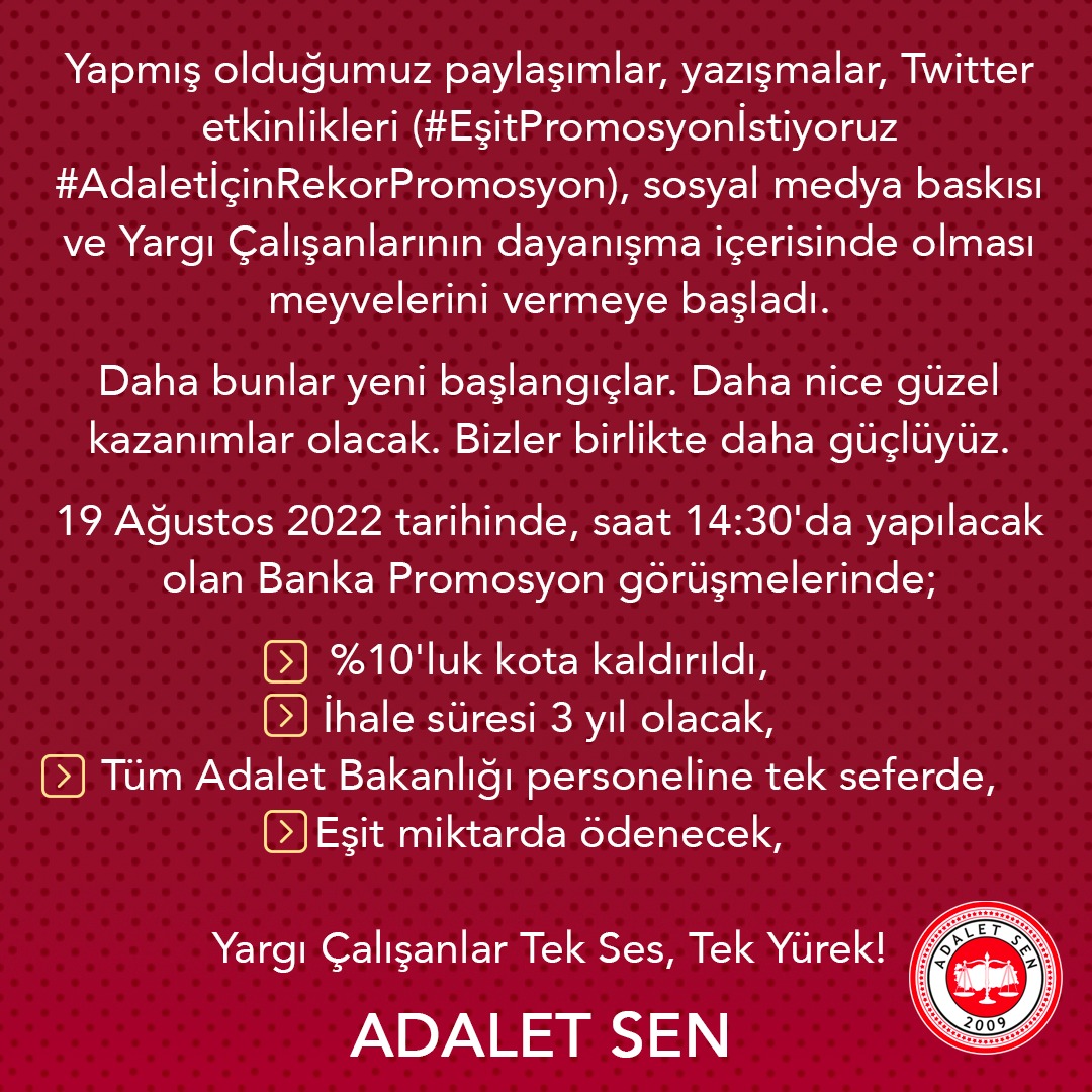 #EsitPromosyonİstiyoruz