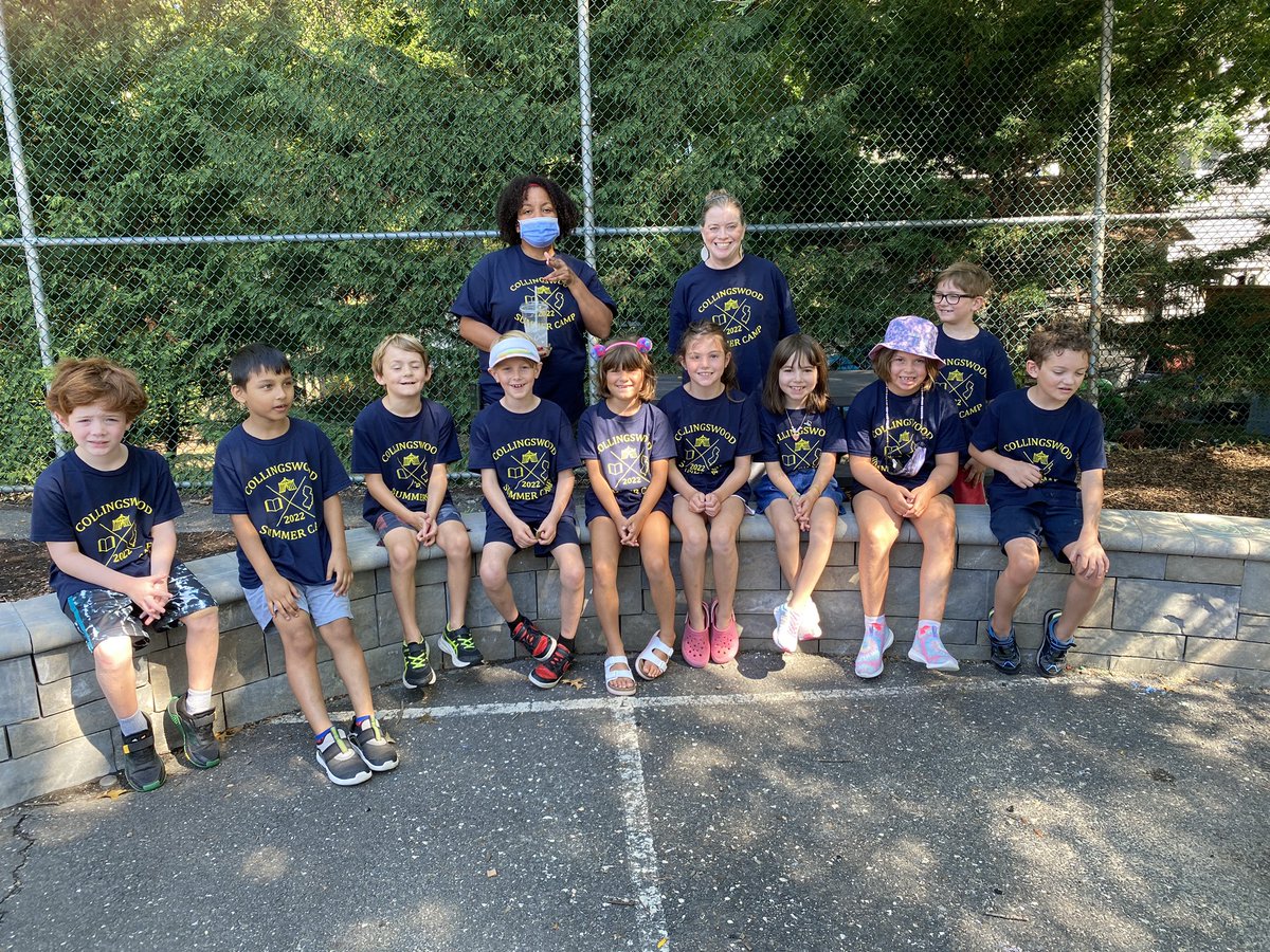 We are loving this great weather today! So glad it’s cooler! So glad it’s camp t-shirt day! 👍🏻 #CollsCamp