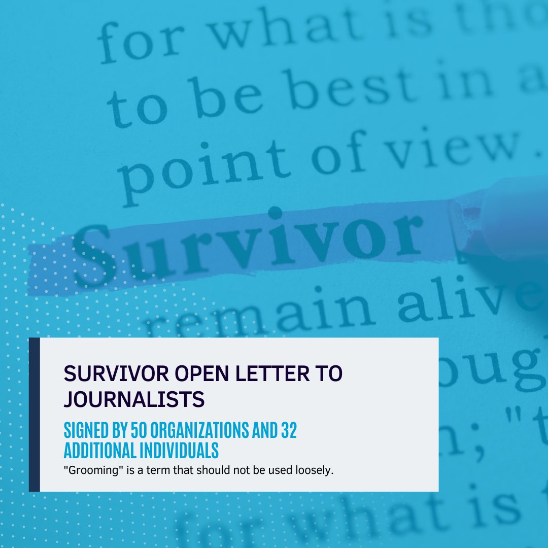 _unhushed's tweet photo. @_unhushed joins @educateus &amp; 50+ orgs of survivors &amp; advocates calling for better coverage of smears invoking terminology of child abuse as reasons to oppose necessary education. Read the article here: https://t.co/dE61t5DRaO
Sign with us here: https://t.co/jO8UZVQs3k https://t.co/Dlcn7GNEXY