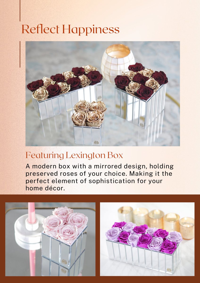 Cassey06209194's tweet image. #WednesdayMotivation  : Never Forget to Stop &amp;amp; Smell The Blooms!
How About this spectacular #mirror #boxedroses
@ eternalroses.com/collections/le…