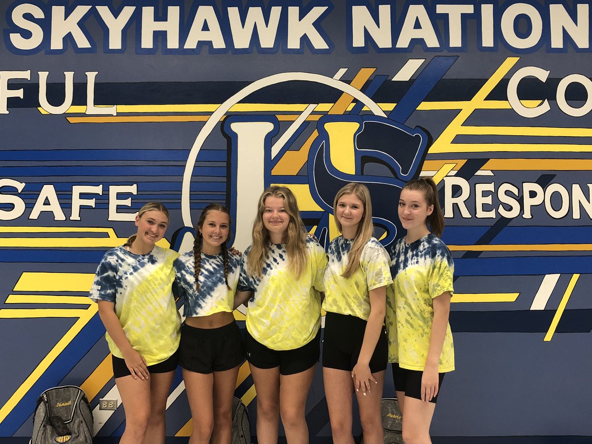 Hawkettes_JHS's tweet photo. Getting prepped for our kid dance camp this Friday! Girls are excited and ready!! 💙💛 #dancelikeahawkette https://t.co/IfR9gZo55X