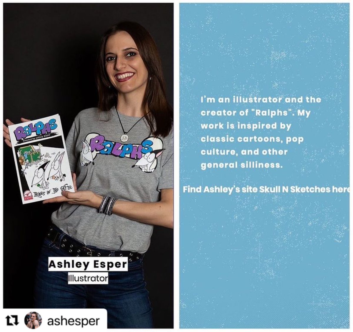 Guerrilla_Pub's tweet photo. Saturday Aug 13 meet @_ashleyesper at #mapldfanfest  and don’t forget to attend her how to draw class!!!
#comiccon #artist #Illustrator #meetandgreet #fanfest https://t.co/yNFT78Sc4T