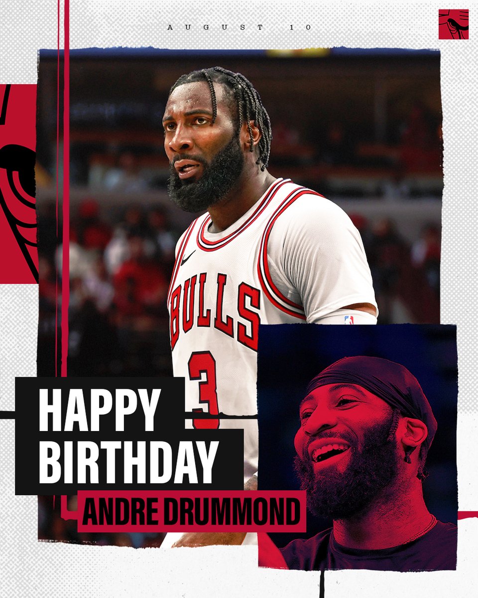 chicagobulls's tweet image. Happy Birthday, @AndreDrummond! 🎉