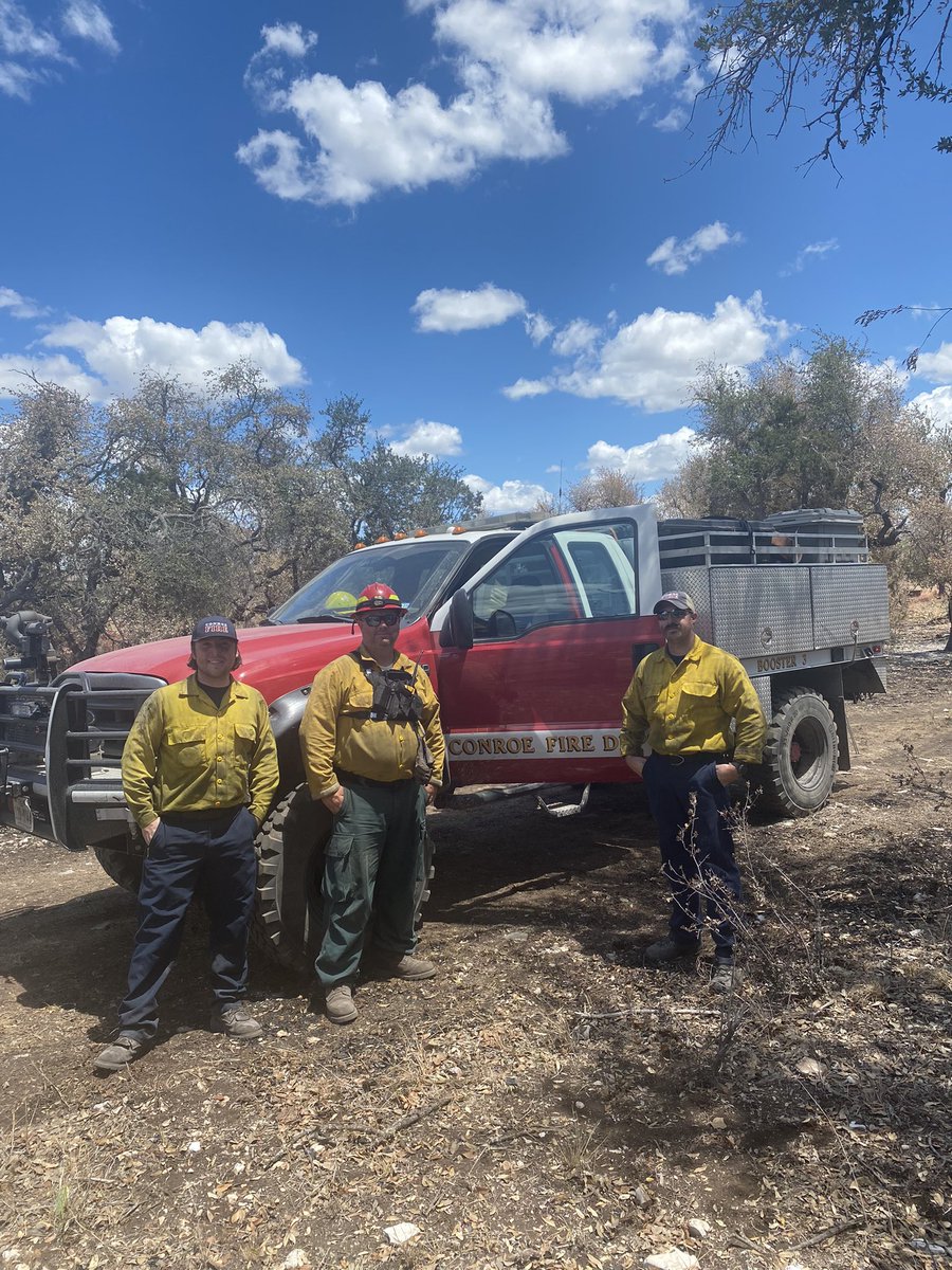 Conroe Firefighters assigned to Strike Team 174 will head home today.  #Bigskyfire #TIFMAS #TexasWildfire #Conroe #ConroeTx #Hermosafire #Margaritafire #Smokeriderfire