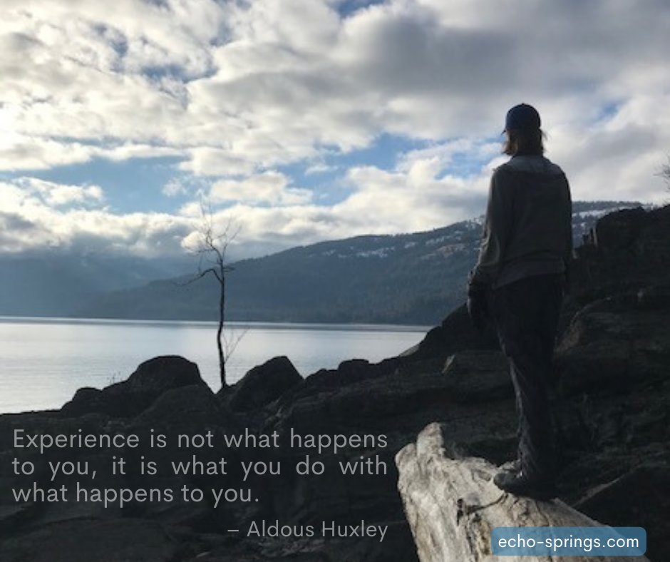 EchoSprings_ID's tweet image. At Echo Springs we help young people understand and shape their experiences to find a positive path forward.

&quot;Experience is not what happens to you, it is what you do with what happens to you&quot; -Aldous Huxley

#echosprings #transitionstudy #findyourpath