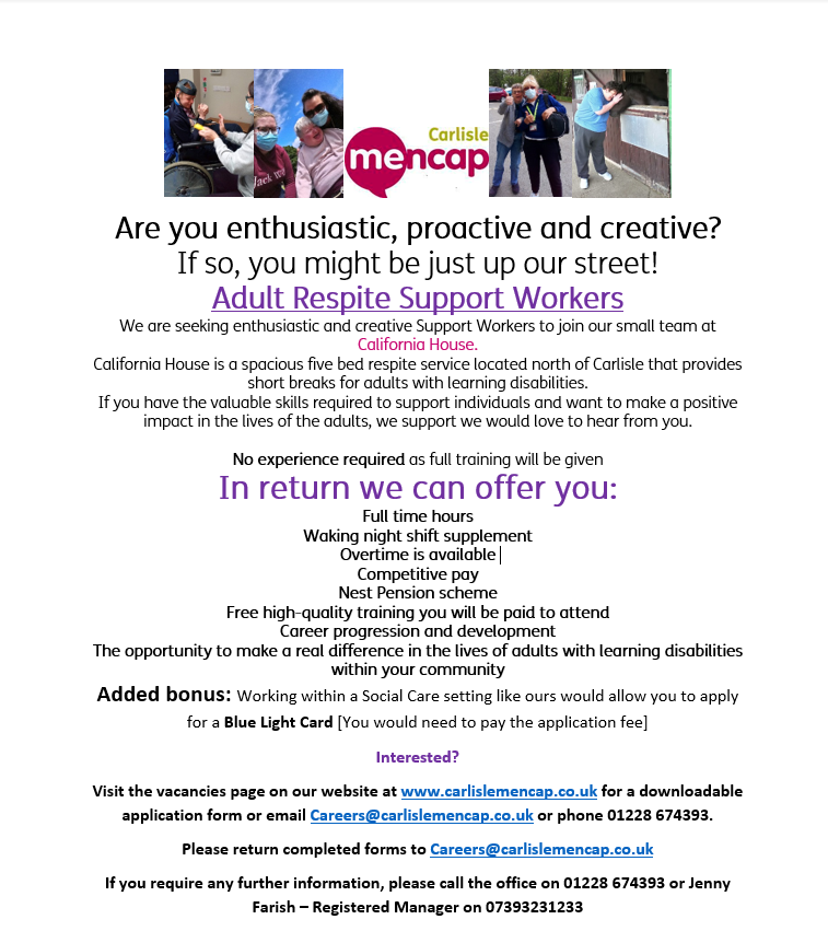 Carlisle Mencap tweet media