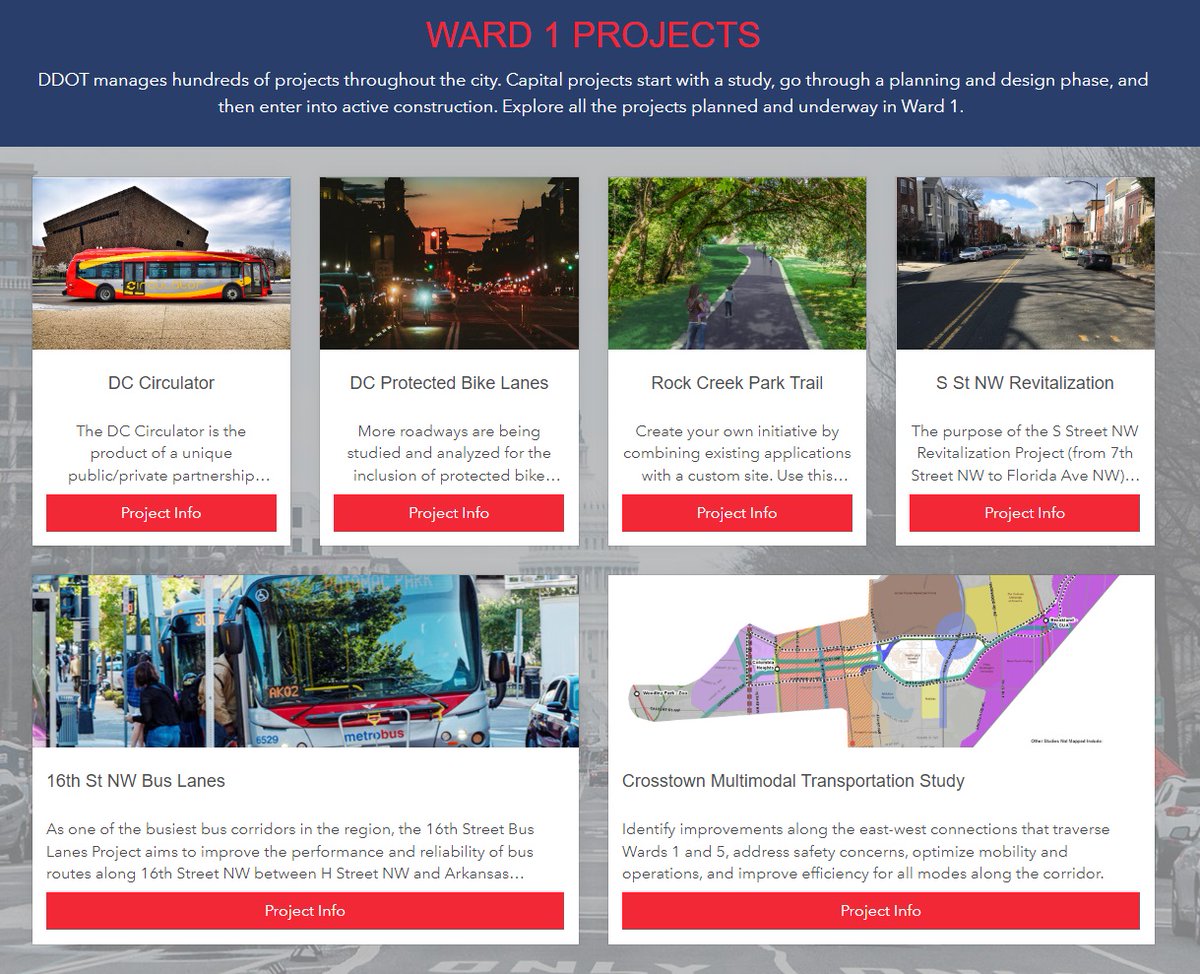 Take a look at how we helped <a href="/DDOTDC/">DDOT DC</a> build their new capital projects website symgeo.com/2022/08/09/ddo… - organized by Ward, engaging, branded, mobile responsive, and built with <a href="/Esri/">Esri</a> <a href="/ArcGISHub/">ArcGIS Hub</a> technology! #ArcGIS #ArcGISHub #government