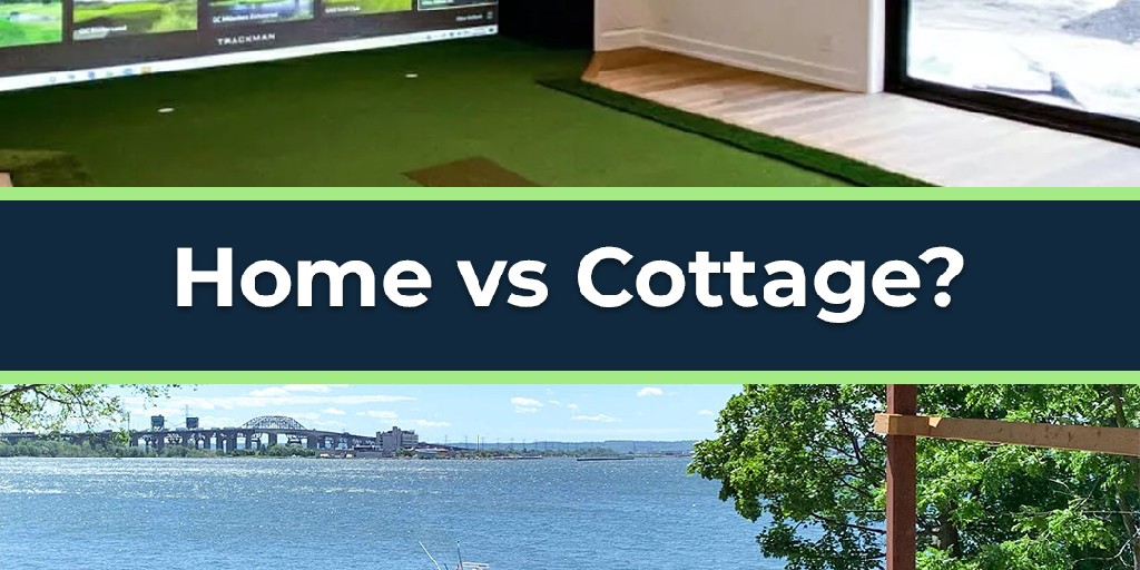 InHomeGolf's tweet photo. Would your dream golf space be overlooking your cottage waterfront, or right in your backyard? #InHomeGolf ⛳️ https://t.co/JTaCyeE3mb