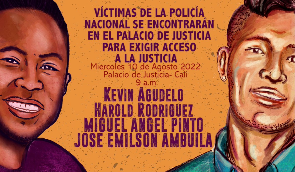 dhColombia's tweet photo. #Atención pese a nuestra solicitud para que se lleve a cabo audiencia presencial contra de integrantes de la @PoliciaColombia por su responsabilidad en el asesinato de varias personas durante el #ParoNacional2021 en la ciudad de #Cali 🧵... https://t.co/ZkgaocrRxD