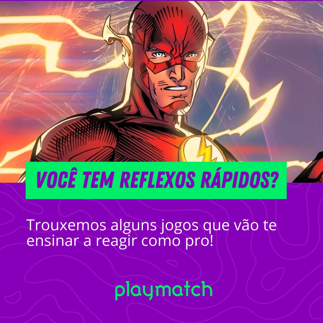 PlayMatchBr's tweet photo. Nem só de boa mira vive o pro player! Chega mais, a gente te mostra quais são os melhores jogos para você treinar seus reflexos de pro! https://t.co/f9rudEwKlc