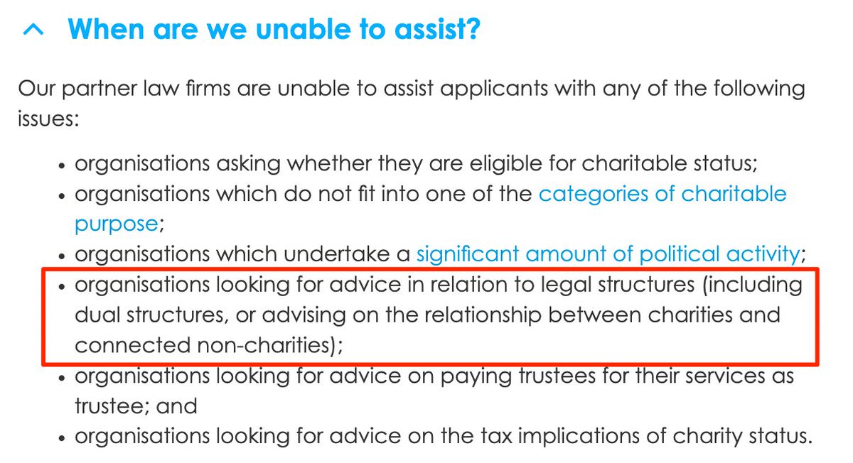.<a href="/Law_Works/">LawWorks</a> do you have a member directory so we could obtain the necessary advice?

Screenshot from: lawworks.org.uk/legal-advice-n…

Charity status has too many limitations, that's why we intend to establish CIC (community interest company) and worker coop in parallel

⚖️ advice needed