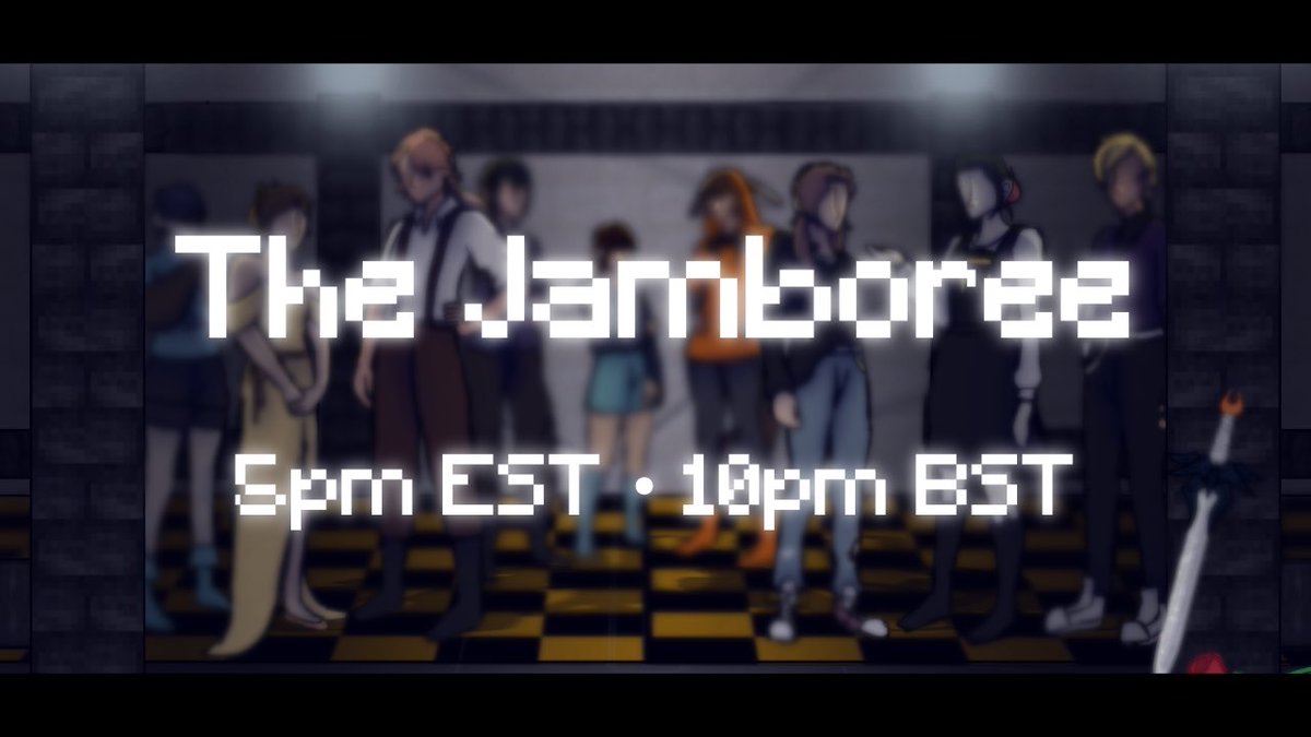 IgnotusSMP's tweet photo. The Jamboree. 
5 pm EST • 10 pm BST 
“You’re invited to the party if the century” 
Prepare yourselves this will be a fun one. #ignotustwt 
Art by the lovely: @waitisthatmarie https://t.co/SHv3kKyuiZ