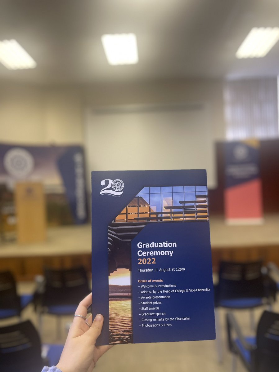 We are busy getting everything ready for the graduation ceremony tomorrow. Can’t wait to see you all 🎉