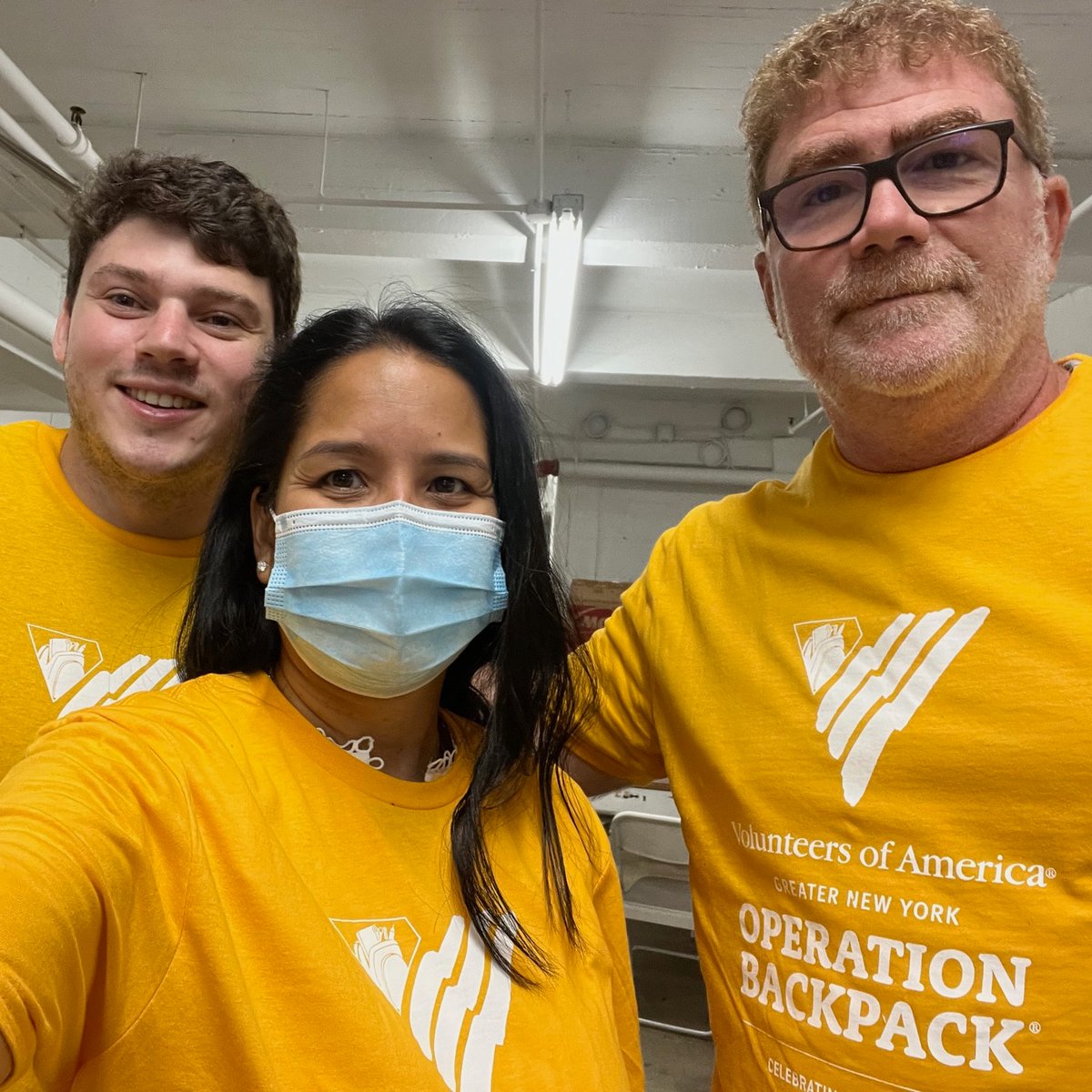 FueledByGSTV's tweet photo. It's back to school season! 🎒 Yesterday, our New York based team volunteered with #OperationBackPackNYC to help put together school supplies for children living in NYC homeless shelters. We're grateful for the opportunity to partner with @VOAgny! #gstvsupports https://t.co/bYpcMYot9p