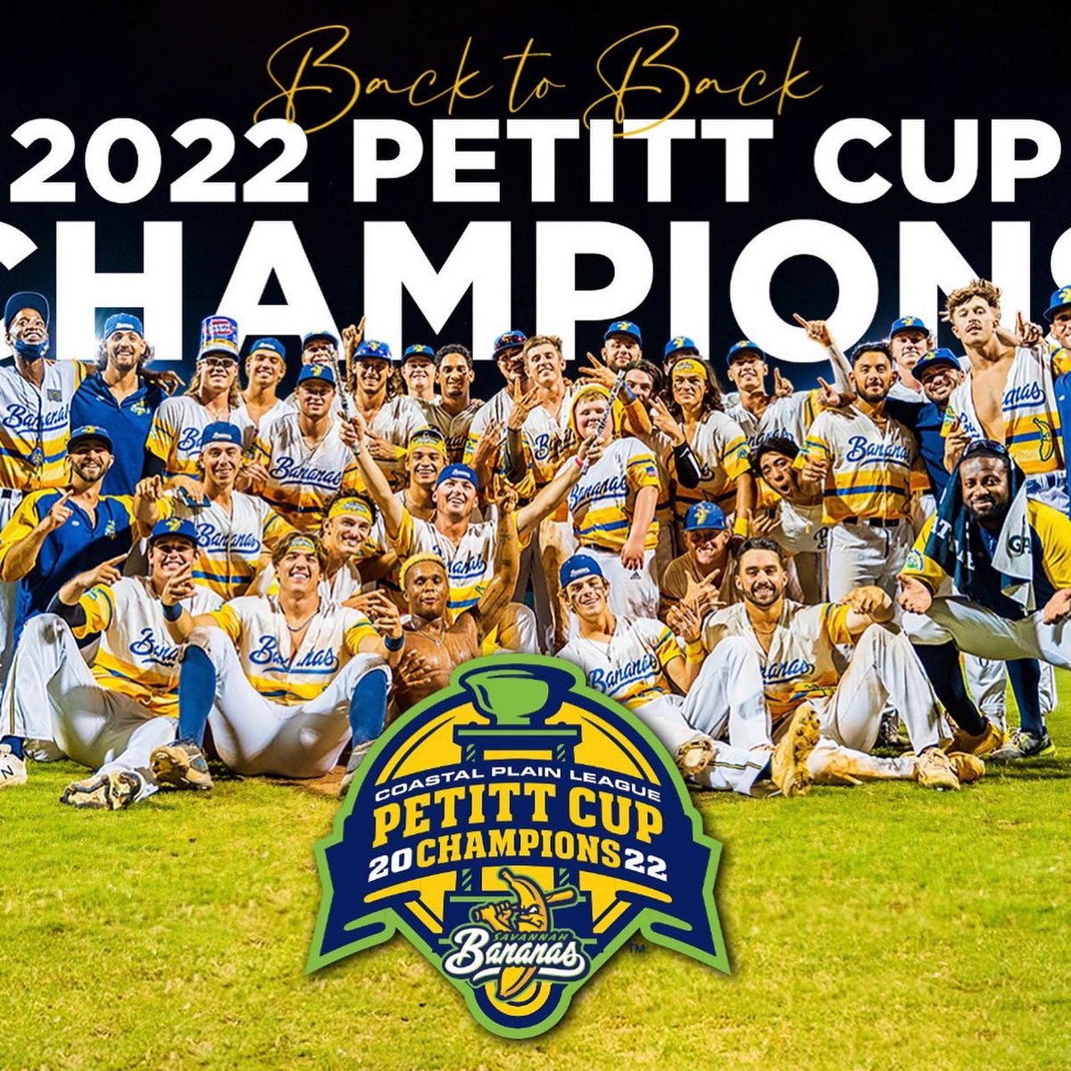 FleetBaseball's tweet photo. Congratulations to Jr. @FleetBaseball JR. OF Armando Becerra @TheSavBananas on winning the @CPLBaseball Championship! Thank you to Coach Gillum @Gillum13 & Staff for always giving our players the opportunity to serve the Savannah community and grow the game of baseball! #CPLChamp https://t.co/S1TLyuu7vn