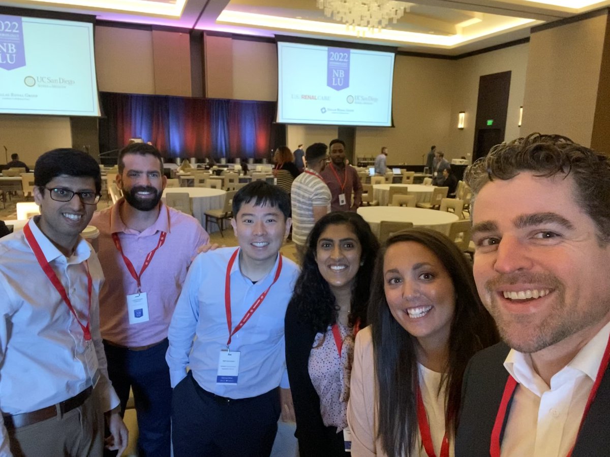 Nathaniel Reisinger (@nephrothaniel) on Twitter photo Coffee break w/nephrons: 6 fellows in attendance this year #NBLUniv
<a href="/JugalThaker/">Jugal Thaker</a> @cmcanfield89 <a href="/jwpark938/">Jinwook Park</a> <a href="/sshah713/">Shilpi Shah</a> <a href="/HryzakSarah/">Sarah Hryzak</a> <a href="/NitpriyaP/">Nitpriya Paliwal</a>
<a href="/PennKidney/">Penn Kidney</a> is officially the best represented program of all time <a href="/NBLUniv/">NBLU: Renal Leaders</a>!
Can't thank the covering 1st years enough! Next year! Coffee break w/nephrons: 6 fellows in attendance this year #NBLUniv
<a href="/JugalThaker/">Jugal Thaker</a> @cmcanfield89 <a href="/jwpark938/">Jinwook Park</a> <a href="/sshah713/">Shilpi Shah</a> <a href="/HryzakSarah/">Sarah Hryzak</a> <a href="/NitpriyaP/">Nitpriya Paliwal</a>
<a href="/PennKidney/">Penn Kidney</a> is officially the best represented program of all time <a href="/NBLUniv/">NBLU: Renal Leaders</a>!
Can't thank the covering 1st years enough! Next year!