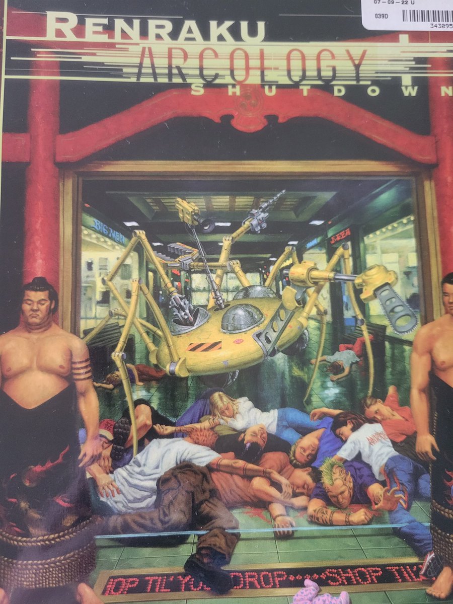 gmAndiJ's tweet photo. One of the treasures I found on my way to #GenCon2022 

#FASAgames old school #Shadowrun https://t.co/1wt4nBvz2R