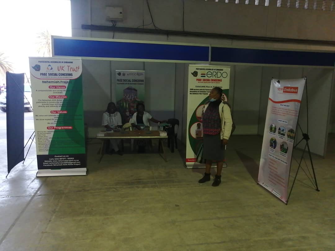 PaozSocial's tweet photo. The PAOZ Annual Conference gave us an opportunity to showcase the work we are doing in the nation. Our Social Concerns desk got to interact with many at the ZITF Exhibition Park.
@BishopZowa
@BNgoreta https://t.co/4TXjhSDZi2