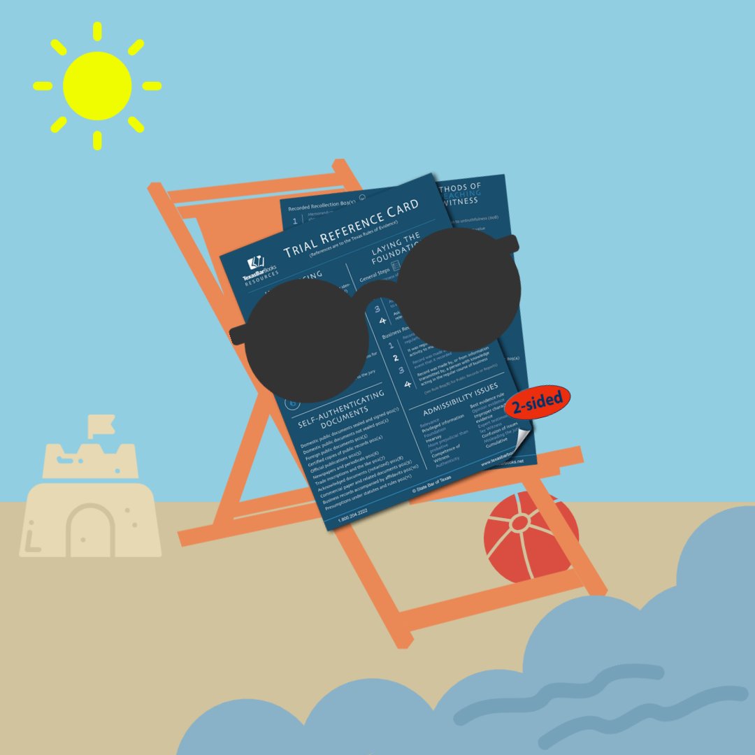 TxBarPractice's tweet photo. Summer is all about sun, relaxation, vacations, and quick reference guides, of course! With topics ranging from the Deceptive Trade Practices Act to depositions, these resources are sure to help you breeze through your summer caseload. https://t.co/uuQuG3pQpZ #TexasBarBooks https://t.co/0AVEtoekKe