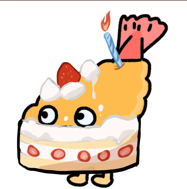 food cake no humans strawberry candle pokemon (creature) white background  illustration images