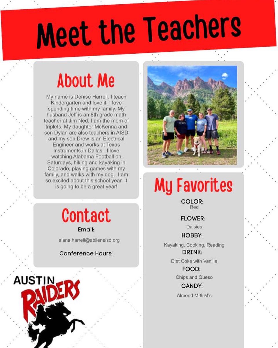 Time to meet the Kindergarten team at Austin Elementary! <a href="/abileneisd/">Abilene ISD</a>