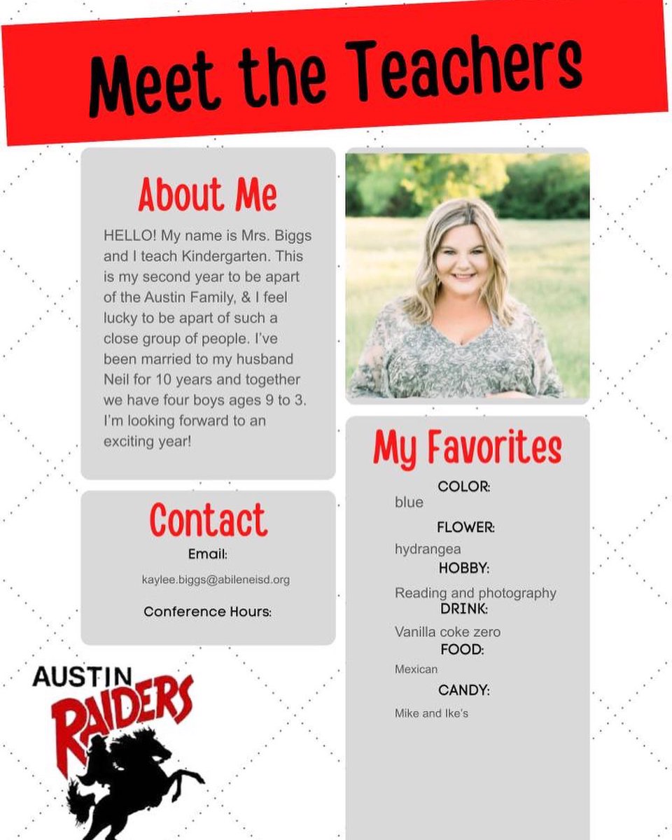 Time to meet the Kindergarten team at Austin Elementary! <a href="/abileneisd/">Abilene ISD</a>