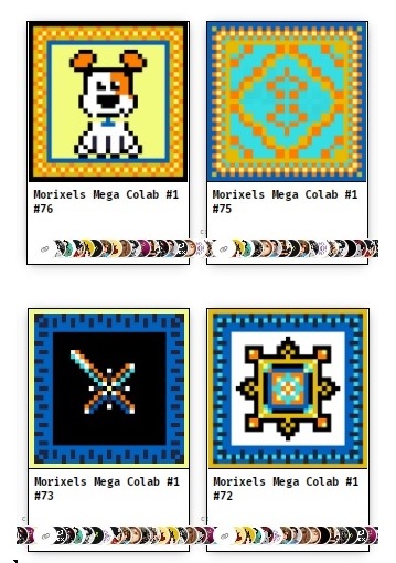 Congratulation to Sold out🎉🎉🎉
fxhash.xyz/u/vahid_valimo…
I am very happy that I have 4 pieces from Morixels Mega Colab.
<a href="/Elid_33/">Eli</a> 
@ARTsnakeNFT 
<a href="/lvcteam8/">LVC Team</a> 
<a href="/mo0n_zi/">Moonzi🌙</a> 
#NFTCommumity #CleanNFT #XTZ #Tezos #fxhash  #pixelart #pixelartist #tezosnft #pfp #pfpNFT #NFT_Shill #NFTSPACESHIP