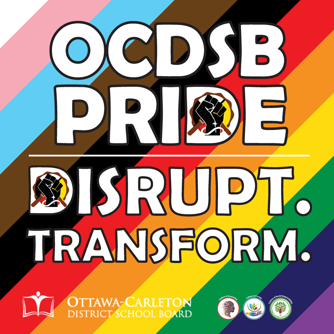 OCDSB's tweet photo. The City of Ottawa’s Capital Pride Parade is back, and the OCDSB has once more been invited to lead the parade by carrying the giant pride flag! Join us Sunday, August 28th at noon as we march together. T-shirts will be available. Learn more: https://t.co/PPiCd2L7ab. https://t.co/Mq8wtpqjQB