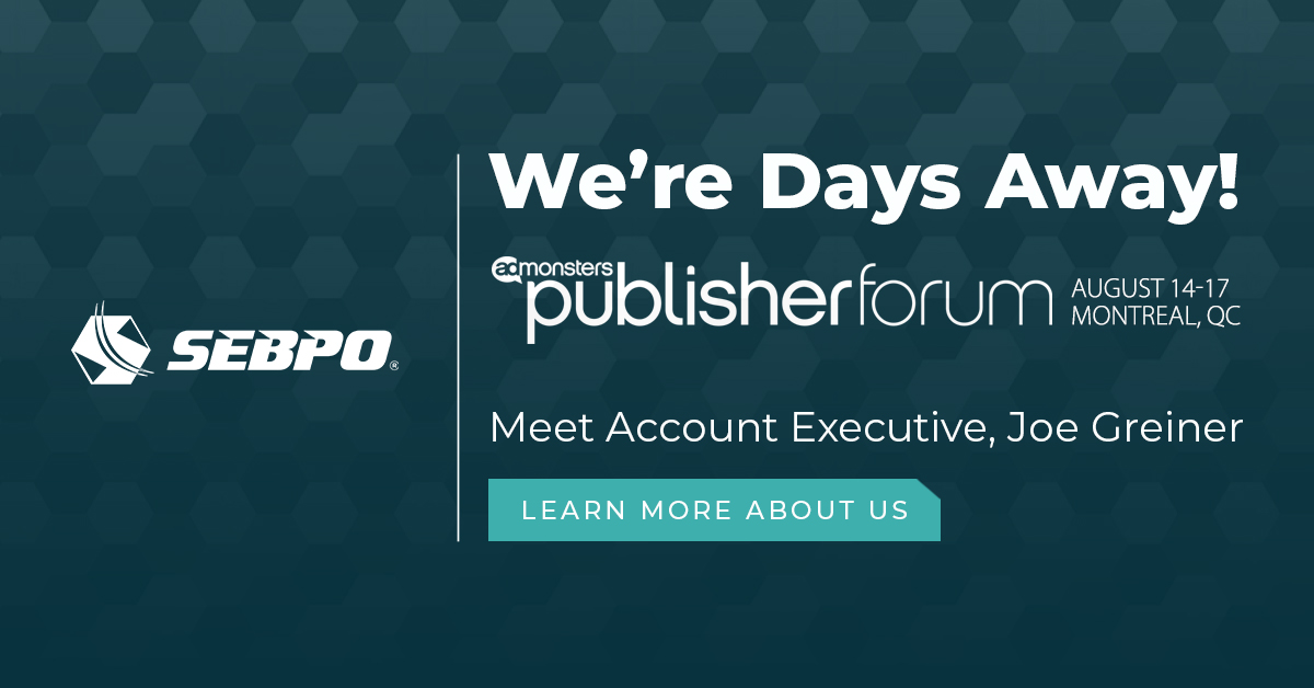 SEBPO_us's tweet image. We&apos;re days away from @AdMonsters Publisher Forum! Stop by the #SEBPO table at #TechCrawl to meet Account Executive, Joe Grenier to learn more about us and our ad operations and creative services offerings. #AdMonsters #PubForum